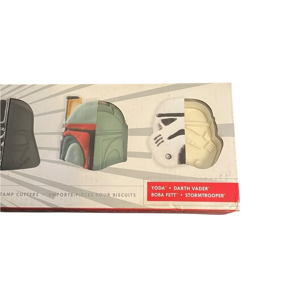 William Sonoma Star Wars Press and Stamp Cookie Cutters Yoda Darth Vader Etc 4